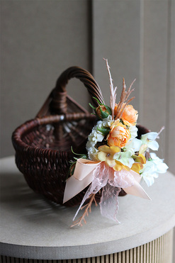 Mini Orange, dekorowany koszyczek wielkanocny, wys.19cm