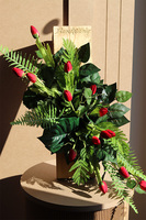 Tulipany Woods, kompozycja nagrobna z tulipanami