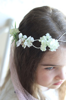 Subtelia, komunijny wianek na głowę, rozmiar uniwersalny