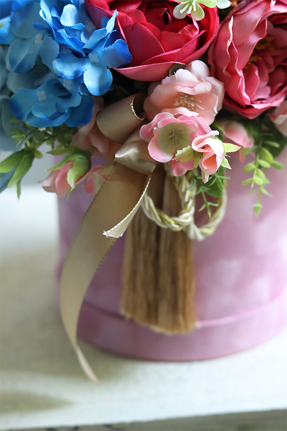 Tęcza Birds L, kolorowy flowerbox z chwostem