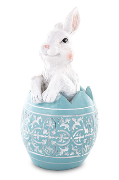 Bunny Easter, zajączek wielkanocny w jajku, C, wys.13cm
