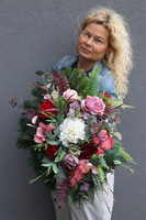 Mini Valentina, wiązanka nagrobna