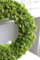 elegancki wysokiej jakości zielony wianek, Poczuj Wiosnę, śr.49cm