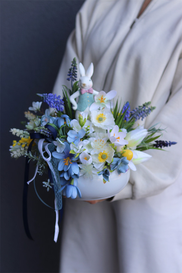 Lovely Time Candy 2, wielkanocna kompozycja w naczyniu