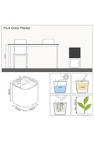 Pila doniczka z nawadnianiem tendom.pl lechuza