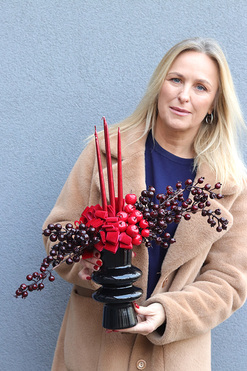 Georhite Design, świąteczny stroik adwentowy, wym.48x55cm 