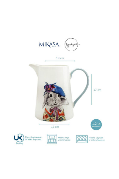 Aquarel Pets, dzbanek do napojów z królikiem