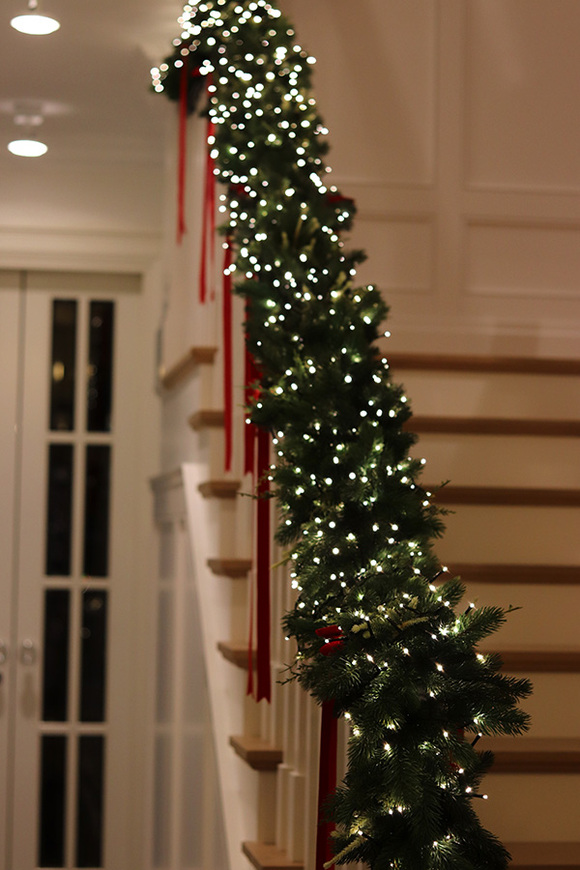 Royal Classic Green, zimowa girlanda dekoracyjna