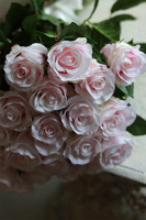 Ramonesca, bukiet 39 różowych róż, dł.46cm