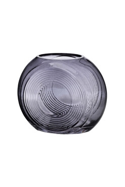 Portalia A, szklany wazon ze wzorem, wym.16x19x10cm