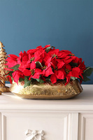 Gwiazda Betlejemska Złoto Deluxe, wysokiej jakości sztuczna roślina