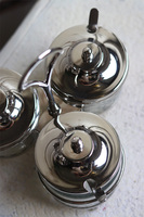 eleganckie przyprawniki / sosjerki, Trio Glamour Spring, wym.19x20x20cm