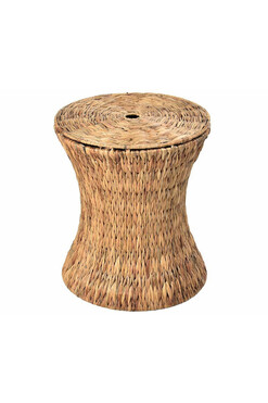 Boho, stolik z trawy morskiej, wym.53x46cm