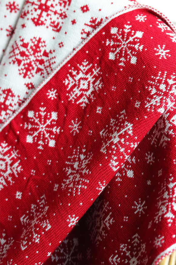 Danish Snow, dwustronny świąteczny koc