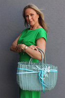 pleciona torba koszyk na zakupy, Mare