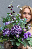 Purple Dreams, komplet dekoracji nagrobnych