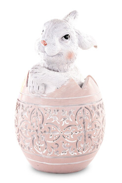 Bunny Easter, zajączek wielkanocny w jajku, B, wys.13cm