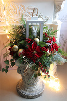 Angelo Garden Karmin White, drewniany lampion nagrobny