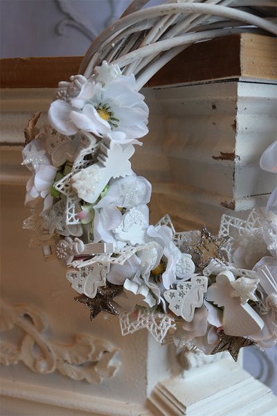 Antarktyda, biały świąteczny wianek