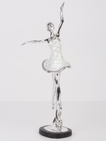 Balerina Glamour, figurka srebrna, wym. 37.5x12x8cm 