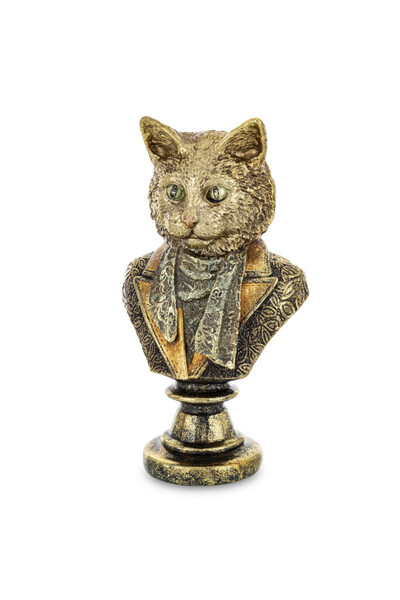 Alicja w Krainie Czarów, figurka kot popiersie