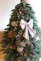 Nobilis Girgio Gold, świąteczna choinka z żywych gałązek