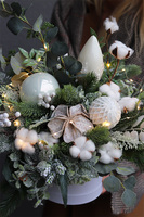 Bielloso LED, mroźny flowerbox świąteczny