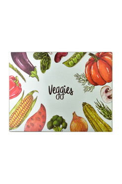 Aria F, szklana deska do krojenia z nadrukiem, wym.40x30cm