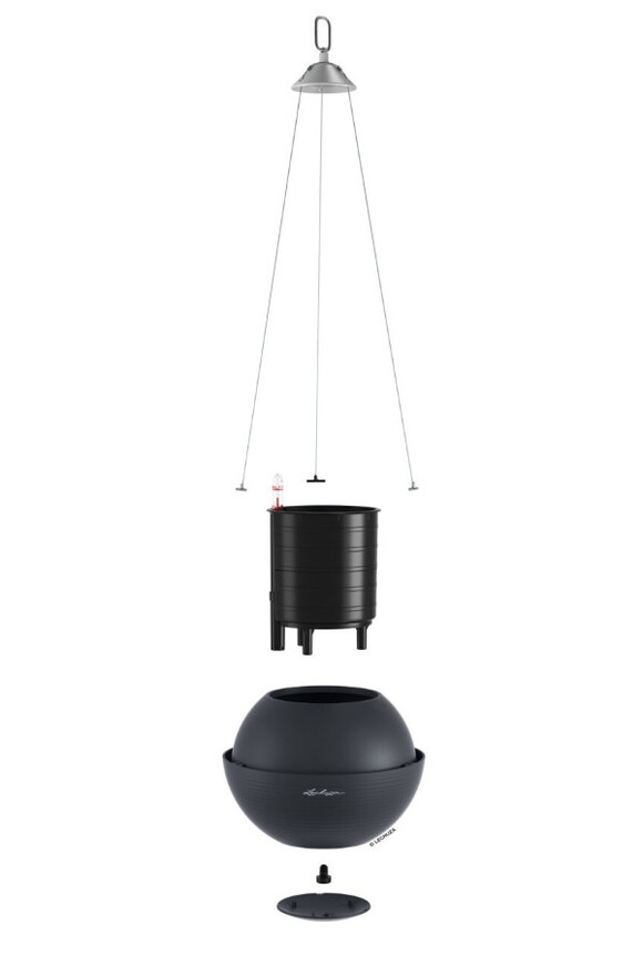 Bola Color, wisząca donica z nawadnianiem