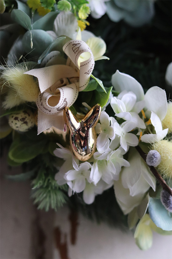 Wiosenna Chwila, wielkanocny wianek z jajkami, śr.25cm 