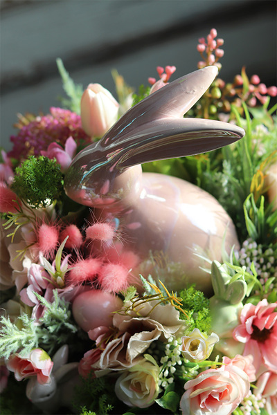 flowerbox wielkanocny, Rabbit, wys.36x30cm