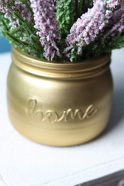 kompozycja w złotej donicy, Goldi Home, wys.29x33cm 