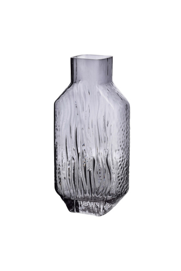 Naturalia szklany wazon ze strukturą