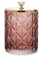 Audrey Pink, dekoracyjny pojemnik / amfora, wym.15x10.5cm