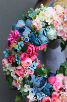 Caryca Katarzyn Millo, bogaty wianek na drzwi, śr.57cm