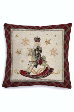 Nutcracker, poszewka gobelinowa dwustronna, 45x45cm