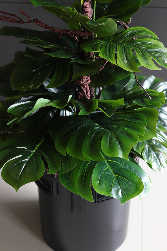 Monstera Saute Big, sztuczna roślina do twojej donicy