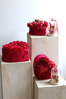  Walentynki Teddy, flowerbox na walentynki serce