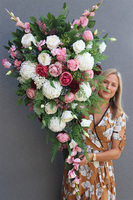 Geria Giganti 2, bardzo duża wiązanka nagrobna, dł.133cm