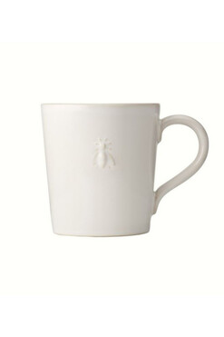 Pszczoła La Rochere, ceramiczny kubek, kremowy, poj.400ml