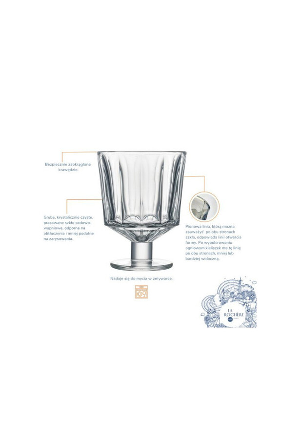 City La Rochere, kieliszki do wina