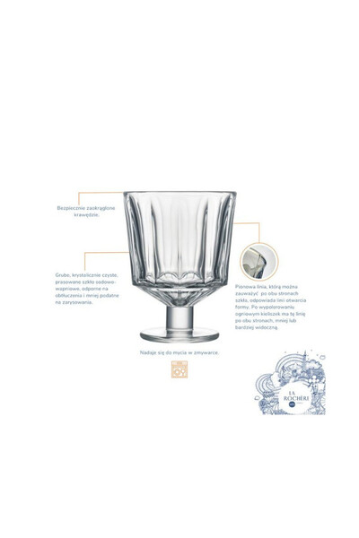 City La Rochere, kieliszki do wina