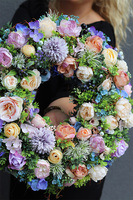 Spring Power, wianek kwiatowy na drzwi