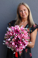 Magnolie Różowe, różowy flowerbox