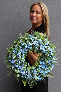 wianek na Twoje drzwi, Manfredo Bluesfera 2, śr.43cm 