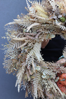 Boho House, wianek jesienny z wrzosami i dyniami, śr.58cm