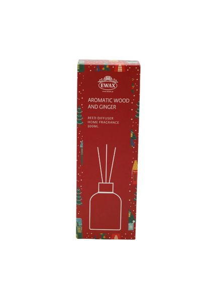 Aromatic Wood & Ginger, świąteczny dyfuzor z patyczkami 