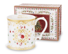 Christmas Collection, porcelanowy kubek, wym.12.5x9cm 