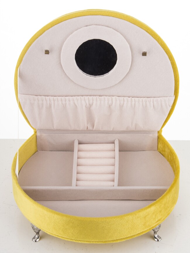 szkatułka / puzderko Florencja Simple Lemon, wym.15x19.5x16cm