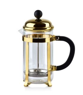 OD RĘKI Frenchpress Gold, zaparzacz tłokowy do kawy, poj.600ml 